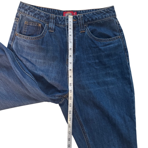 Dickies Girl 5/27 Blue Straight Leg Denim Jeans - Picture 9 of 14